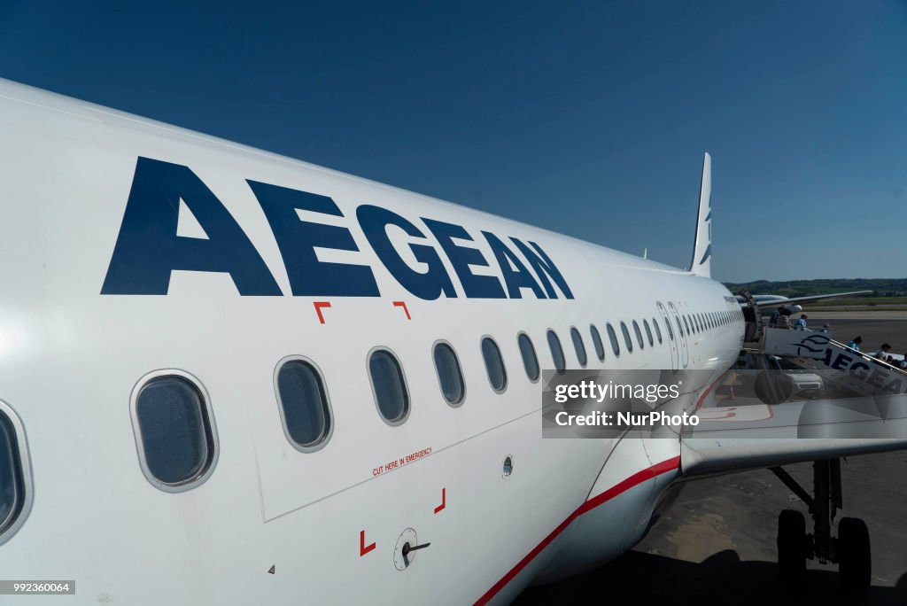 Flying Aegean Airlines