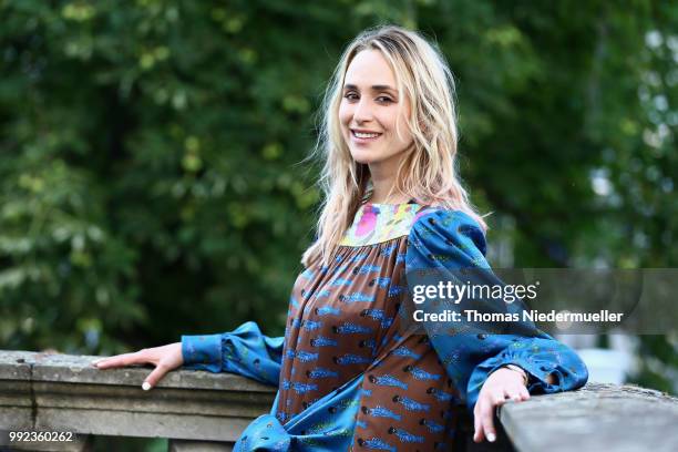 Princess Elisabeth von Thurn und Taxis poses at the Odeeh presentation during 'Der Berliner Salon' Spring/Summer 2019 on July 5, 2018 in Berlin,...