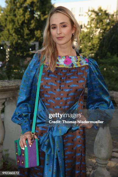 Princess Elisabeth von Thurn und Taxis poses at the Odeeh presentation during 'Der Berliner Salon' Spring/Summer 2019 on July 5, 2018 in Berlin,...