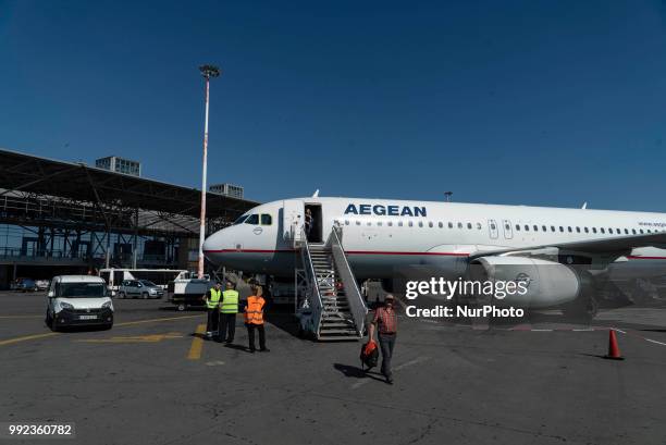 Flying with the airline based in Greece, Aegean Airlines, a member of Star Alliance. Aegean is flying an entire Airbus narrow body fleet and has a...