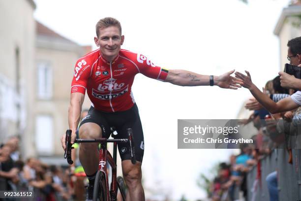 Andre Greipel of Germany and Team Lotto Soudal / during the 105th Tour de France 2018, Team Presentation on July 5, 2018 in Place Napoleon, La...
