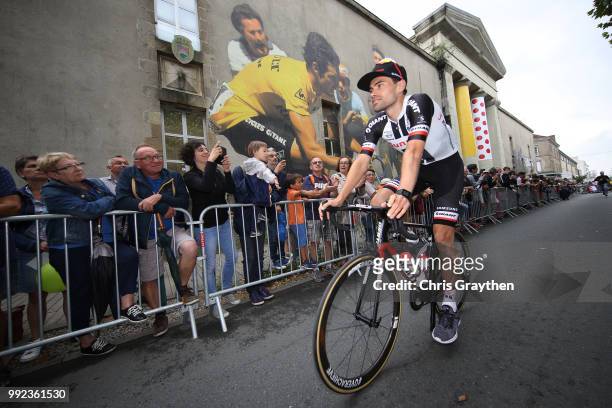 Tom Dumoulin of The Netherlands and Team Sunweb / during the 105th Tour de France 2018, Team Presentation on July 5, 2018 in Place Napoleon, La...