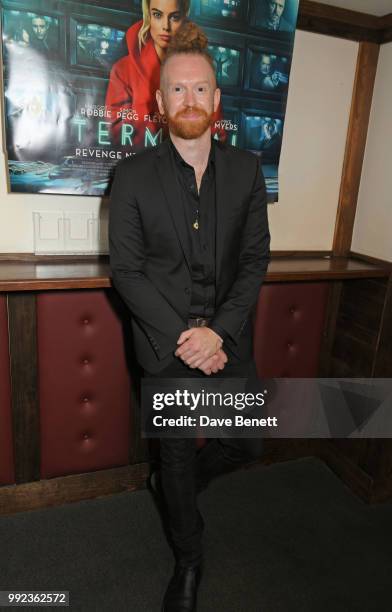 Newton Faulkner attends a special screening of "Terminal" at Prince Charles Cinema on July 5, 2018 in London, England.