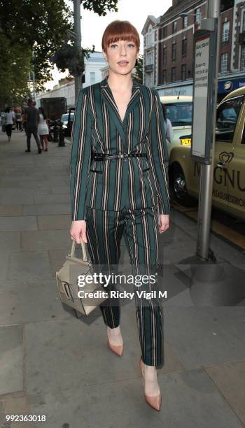 Nicola Roberts seen attending Magnum London - VIP launch party on July 5, 2018 in London, England.