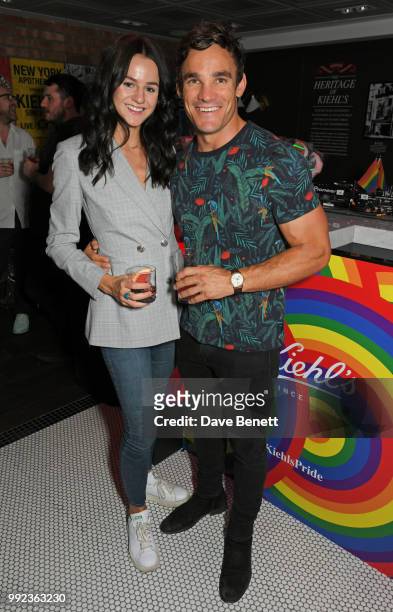 Lauren Jamieson and Max Evans attend Kiehl's 'We Are Proud' party to celebrate Pride on July 5, 2018 in London, England.