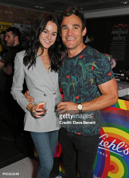 Lauren Jamieson and Max Evans attend Kiehl's 'We Are Proud' party to celebrate Pride on July 5, 2018 in London, England.