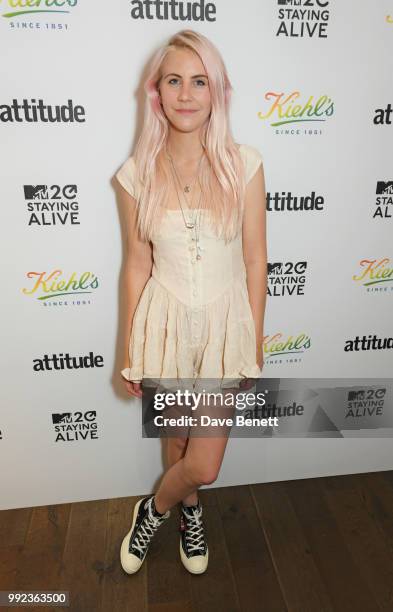 India Rose James attends Kiehl's 'We Are Proud' party to celebrate Pride on July 5, 2018 in London, England.
