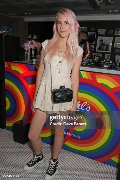 India Rose James attends Kiehl's 'We Are Proud' party to celebrate Pride on July 5, 2018 in London, England.