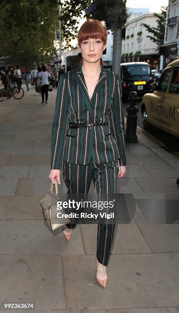 Nicola Roberts seen attending Magnum London - VIP launch party on July 5, 2018 in London, England.