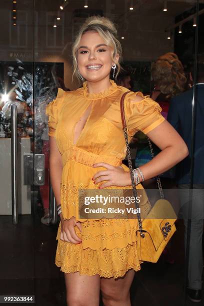 Tallia Storm seen attending Magnum London - VIP launch party on July 5, 2018 in London, England.