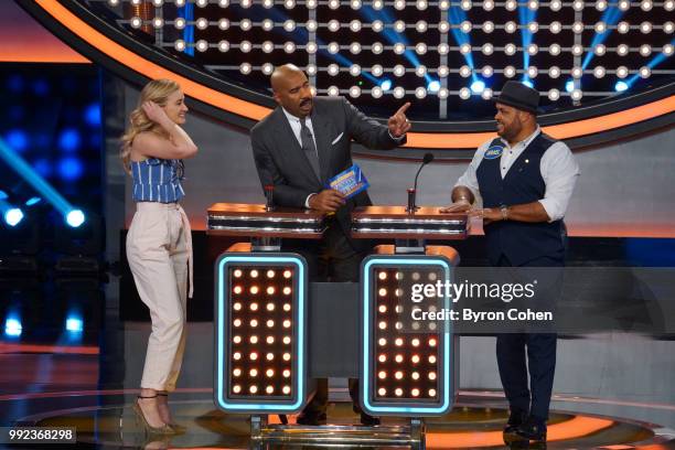 Grey's Anatomy vs. Station 19 and Aly & AJ vs. Adrienne Houghton" - The celebrity teams competing to win cash for their charities feature an all-star...