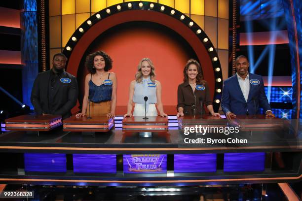 Grey's Anatomy vs. Station 19 and Aly & AJ vs. Adrienne Houghton" - The celebrity teams competing to win cash for their charities feature an all-star...