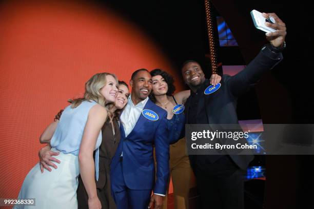 Grey's Anatomy vs. Station 19 and Aly & AJ vs. Adrienne Houghton" - The celebrity teams competing to win cash for their charities feature an all-star...