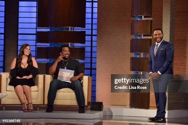 Ashley Graham, Donald Faison, Craig Robinson and Adam Pally make up the celebrity panel on "To Tell the Truth," Episode 311, airing SUNDAY, JULY 22 ,...