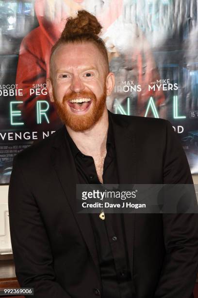 Musician Newton Faulkner attends the UK special screening of 'Terminal' at Prince Charles Cinema on July 5, 2018 in London, England.