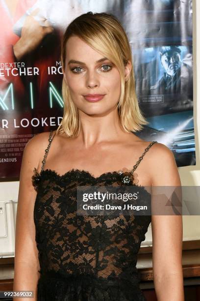 Margot Robbie attends the UK special screening of 'Terminal' at Prince Charles Cinema on July 5, 2018 in London, England.