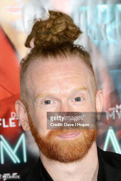 Musician Newton Faulkner attends the UK special screening of 'Terminal' at Prince Charles Cinema on July 5, 2018 in London, England.