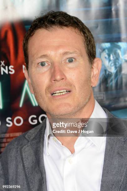 Nick Moran attends the UK special screening of 'Terminal' at Prince Charles Cinema on July 5, 2018 in London, England.