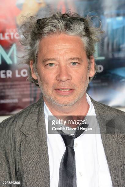 Dexter Fletcher attends the UK special screening of 'Terminal' at Prince Charles Cinema on July 5, 2018 in London, England.