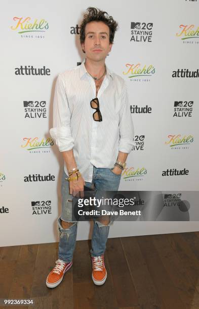 Nick Grimshaw attends Kiehl's 'We Are Proud' party to celebrate Pride on July 5, 2018 in London, England.