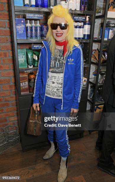 Pam Hogg attends Kiehl's 'We Are Proud' party to celebrate Pride on July 5, 2018 in London, England.