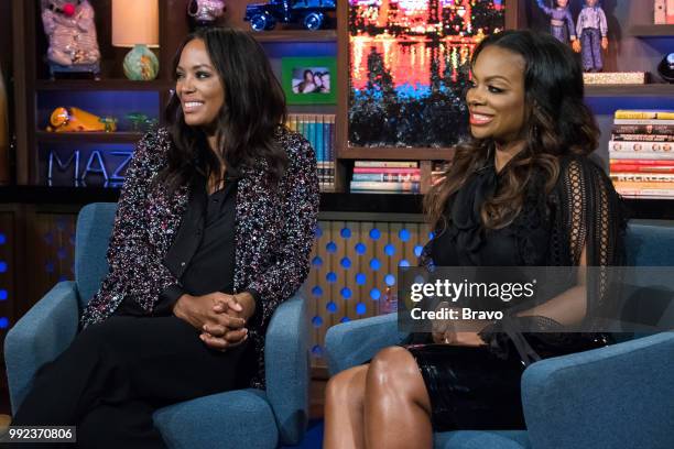 Pictured : Aisha Tyler and Kandi Burruss --