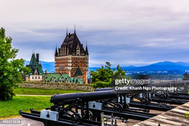 panoramic scene - old quebec city - khanh ngo bildbanksfoton och bilder