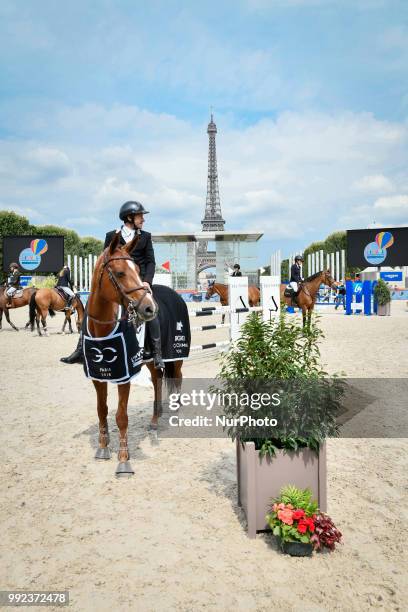 Envol Price at Longines Eiffel Jumping in Paris on 05 JUne 2018.