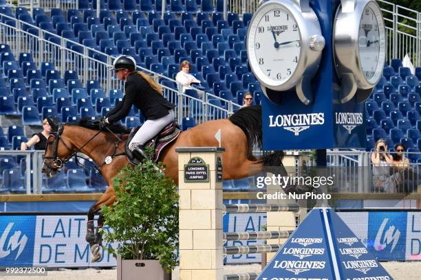 Envol Price at Longines Eiffel Jumping in Paris on 05 JUne 2018.