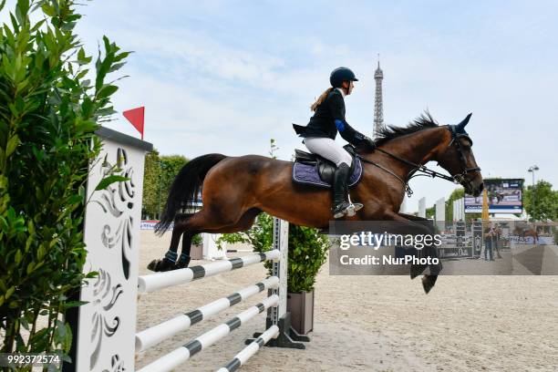 Envol Price at Longines Eiffel Jumping in Paris on 05 JUne 2018.