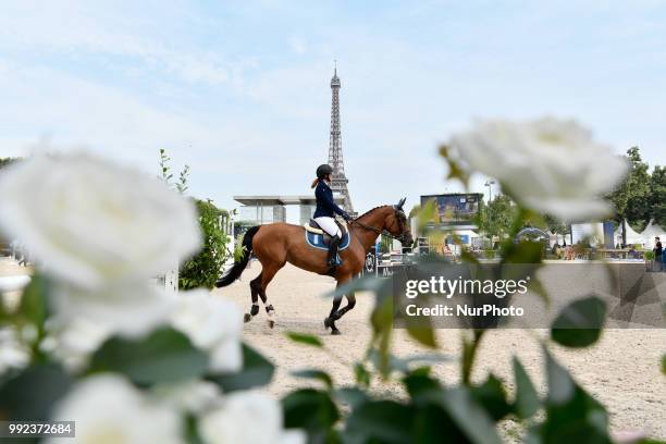 Envol Price at Longines Eiffel Jumping in Paris on 05 JUne 2018.