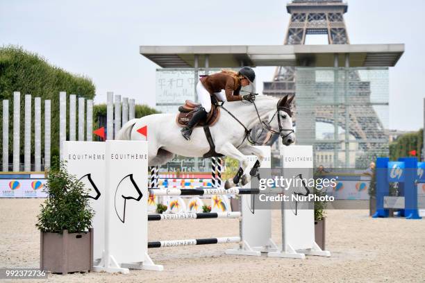 Envol Price at Longines Eiffel Jumping in Paris on 05 JUne 2018.