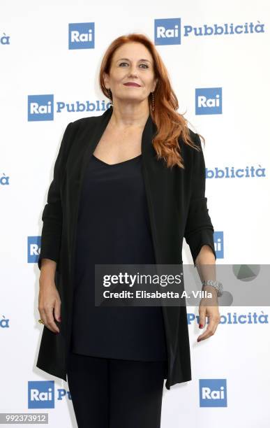 President Monica Maggioni attends the Rai Show Schedule presentation on July 5, 2018 in Rome, Italy.