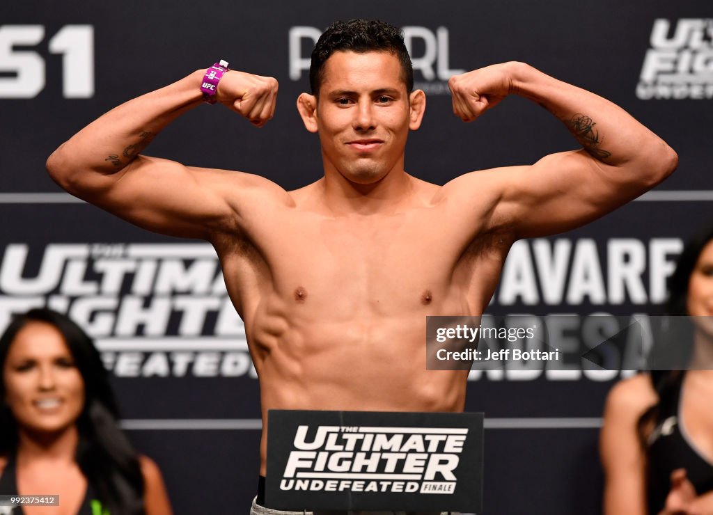 The Ultimate Fighter Finale Weigh-in
