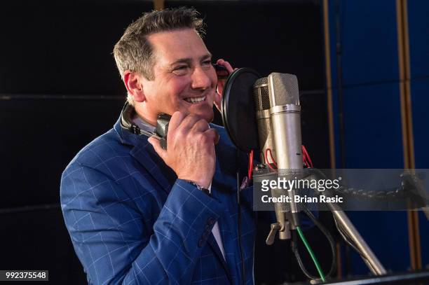 Tony Hadley during the recordings of NHS Voices charity single 'With A Little Help From My Friends' at Abbey Road Studios, June 14, 2018 in London,...