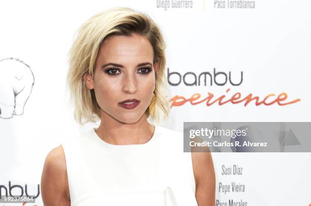 Spanish actress Ana Fernandez attends the Bambu 10th anniversary party at Gran Maestre Theater on July 5, 2018 in Madrid, Spain.