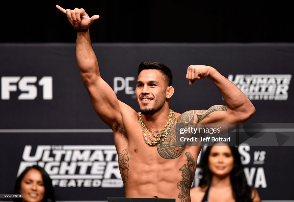 The Ultimate Fighter Finale Weigh-in