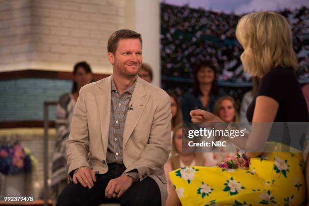 Pictured: Dale Earnhardt Jr. And Megyn Kelly on Wednesday, June 27, 2018 --