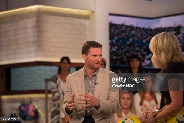Pictured: Dale Earnhardt Jr. And Megyn Kelly on Wednesday, June 27, 2018 --