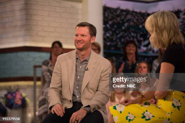 Pictured: Dale Earnhardt Jr. And Megyn Kelly on Wednesday, June 27, 2018 --