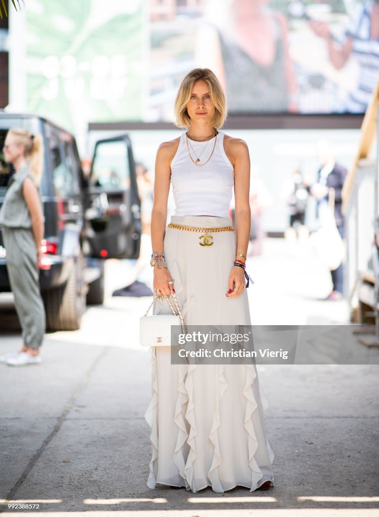 Street Style - Berlin Fashion Week Spring/Summer 2019 - July 5, 2018