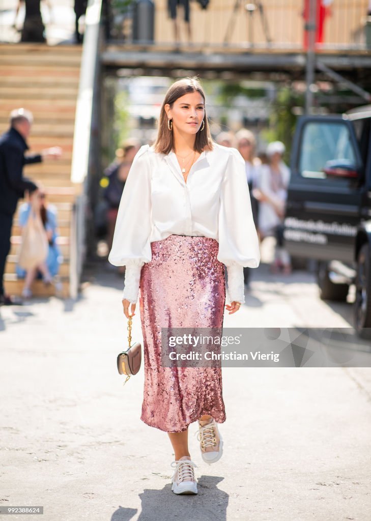 Street Style - Berlin Fashion Week Spring/Summer 2019 - July 5, 2018