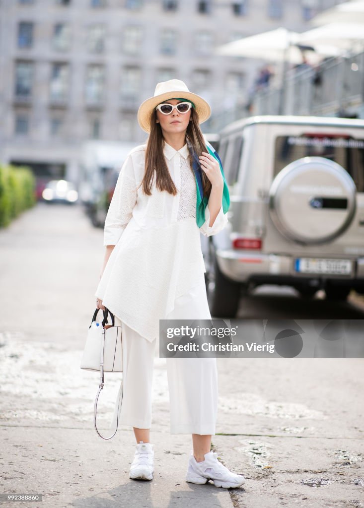 Street Style - Berlin Fashion Week Spring/Summer 2019 - July 5, 2018