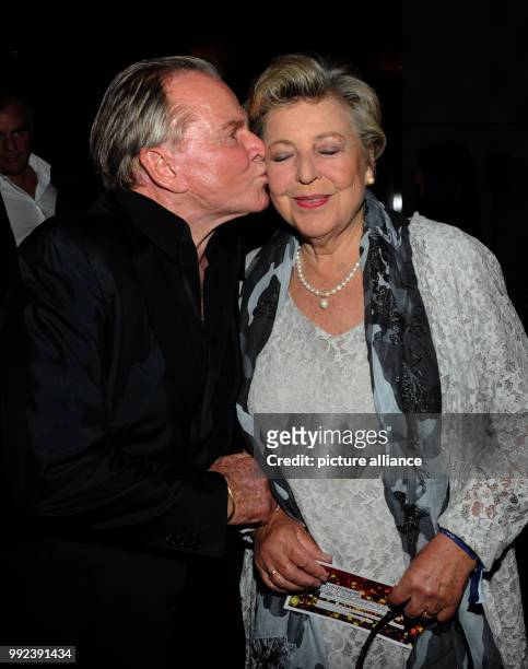 The actors Fritz Wepper and Marie-Luise Marjan during the 20th Busche Gala at the "Rocco Forte", the Charles Hotel in Munich, Germany, 16 October...