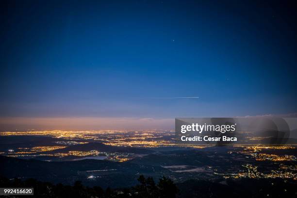 madrid de noche - noche stock pictures, royalty-free photos & images