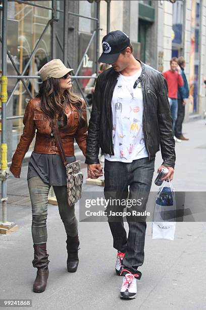 Josh Duhamel and Fergie of the Black Eyed Peas sighting on May 13, 2010 in Milan, Italy.