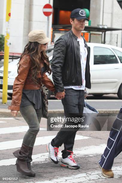 Josh Duhamel and Fergie of the Black Eyed Peas sighting on May 13, 2010 in Milan, Italy.