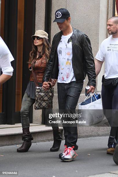 Josh Duhamel and Fergie of the Black Eyed Peas sighting on May 13, 2010 in Milan, Italy.