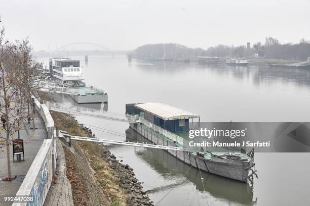 the grey danube - sarfatti fotografías e imágenes de stock