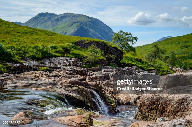 glen etive - glen etive stockfoto's en -beelden